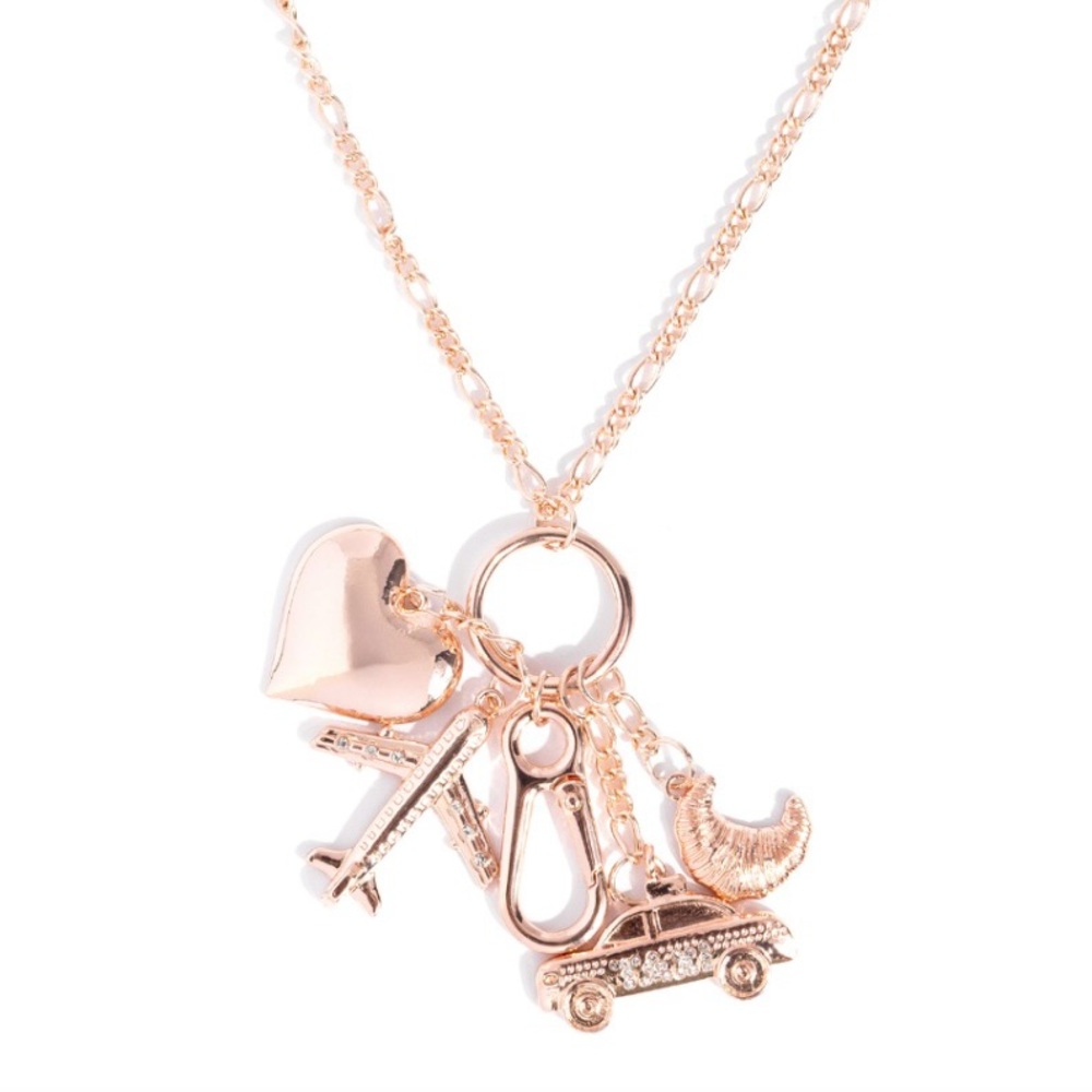 World Tour - Rose Gold LANYARD Necklace - Picture 2 of 3